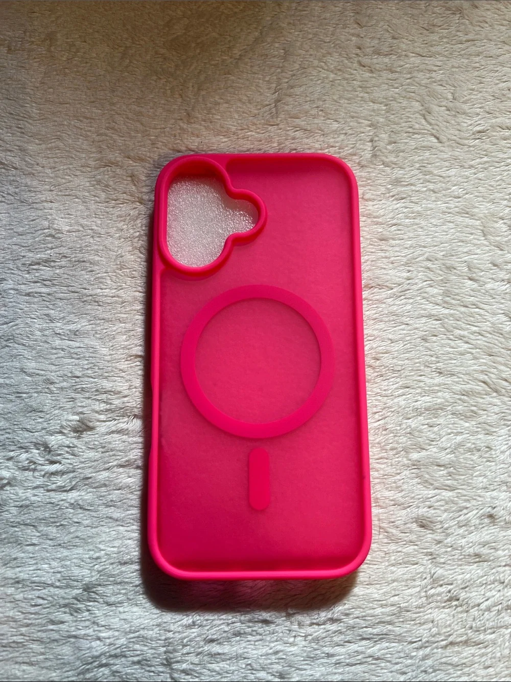 iPhone 16 Pink Silicone Magnetic iPhone Case